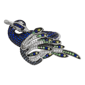 Кольцо SR30984-BM (Ag 925)