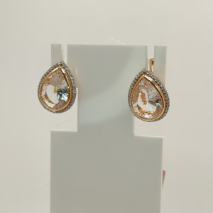 Серьги 02-2-342-58 (Au 585)