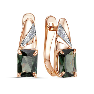 Серьги 2487008 1 1 1 (Au 585)