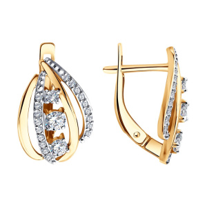 Серьги 51-120-01041-1 (Au 585)