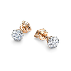 Серьги 26934-100 (Au 585)