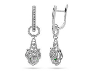 Серьги МЦВА36. (Ag 925)