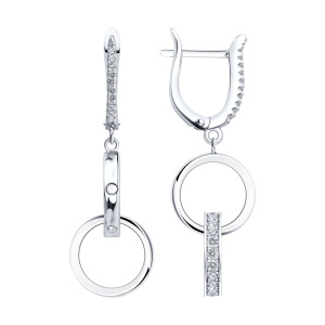 Серьги 94027644-91 (Ag 925)