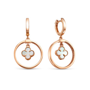 Серьги 120432 п (Au 585)