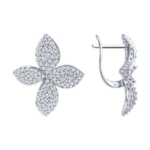 Серьги 94027297 (Ag 925)