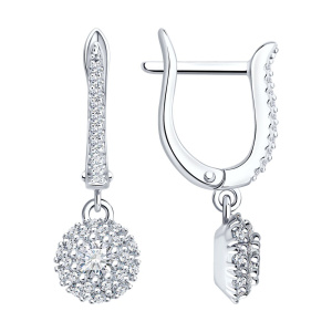 Серьги 94026338-91 (Ag 925)