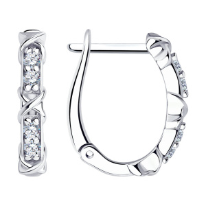 Серьги 94025079 (Ag 925)
