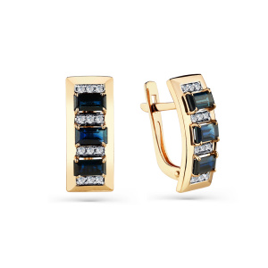 Серьги 2-108689-00-02 (Au 585)