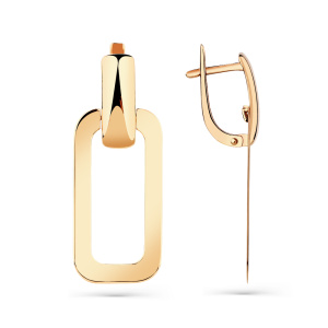 Серьги 002-0412-0000-010 (Au 585)