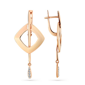 Серьги 002-0015-0001-011 (Au 585)