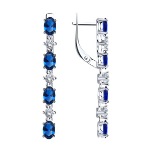 Серьги 94026630 (Ag 925)