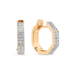 Серьги 002-0892-0001-011 (Au 585)