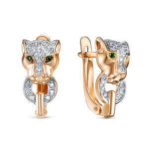 Серьги 1207407 (Au 585)