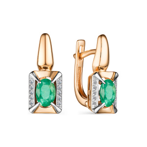 Серьги 23933-101 (Au 585)