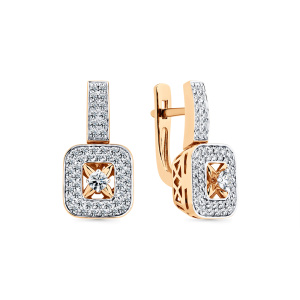 Серьги 2-109039-00-00 (Au 585)