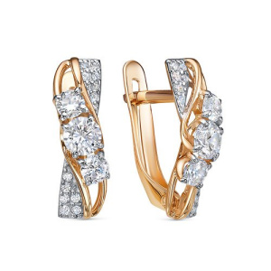 Серьги 1203251 (Au 585)