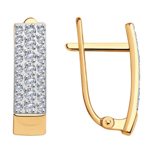 Серьги 029906 (Au 585)