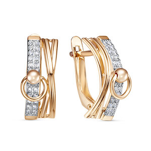 Серьги 1205358 (Au 585)