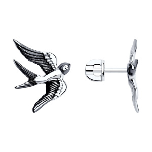 Серьги 94025572 (Ag 925)