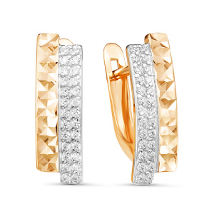 Серьги 122070а (Au 585)