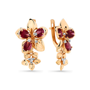 Серьги 02-3-611-1201-011 (Au 585)