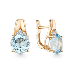 Серьги 21803097 (Au 585)