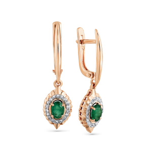 Серьги 2-107853-00-01 (Au 585)