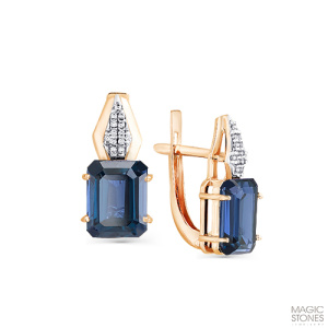 Серьги 02-2-595-1101-011 (Au 585)