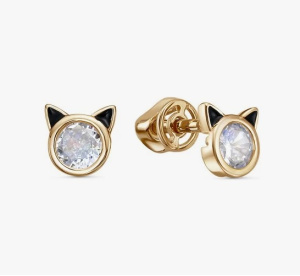 Серьги 050237-5 (Au 585)