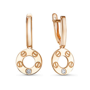 Серьги 1202604 (Au 585)