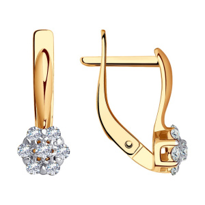 Серьги 029755 (Au 585)