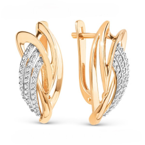 Серьги 022672-1102 (Au 585)