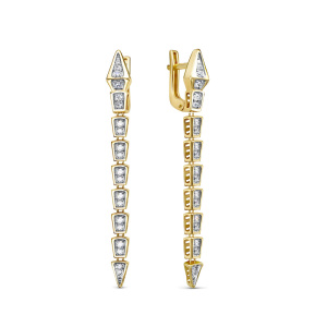 Серьги л120361 (Au 585)