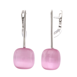 Серьги SE1663-PINK (Ag 925)