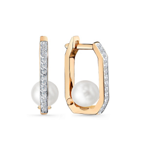 Серьги 02-3-491-0501-011 (Au 585)