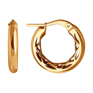 Серьги 029963 (Au 585)