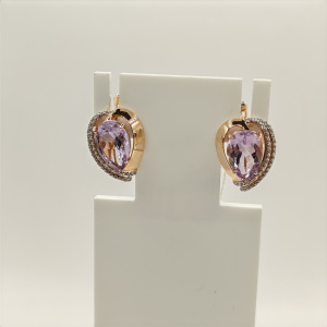 Серьги 21801675 (Au 585)