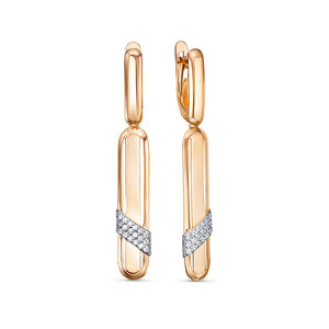 Серьги 1200740 (Au 585)