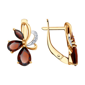 Серьги 728321 (Au 585)