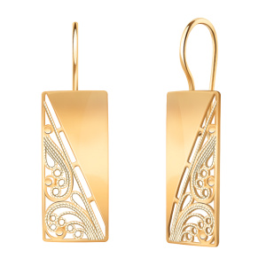 Серьги 21085 (Au 585)