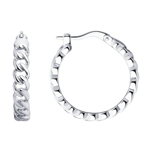 Серьги 94025741 (Ag 925)