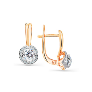 Серьги 002-0052-0001-011 (Au 585)