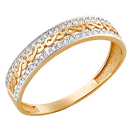 Кольцо К22584 (Au 585)