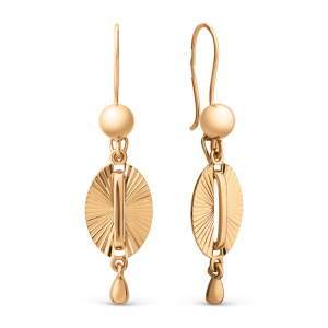 Серьги 029792-1010 (Au 585)