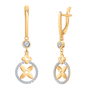 Серьги 21218 (Au 585)