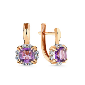 Серьги 02-3-524-0201-011 (Au 585)