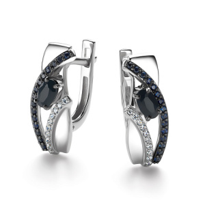 Серьги 26426-202 (Au 585)