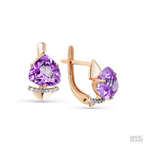 Серьги 02-3-135-0201-011 (Au 585)