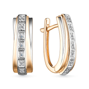 Серьги 25455-100 (Au 585)