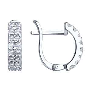 Серьги 94021916 (Ag 925)